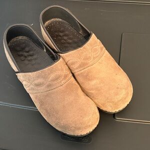 Lands End Suede Clog Mule